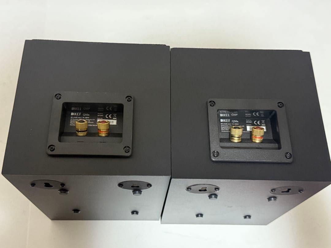 KEF Q50A イネーブルドスピーカー　ペア　レア SatinBlack 02