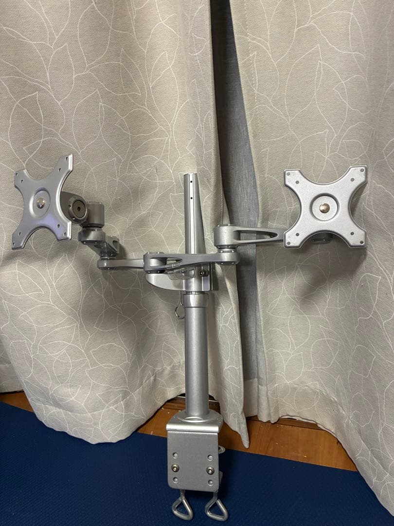 デュアルモニターアーム アルミ製 クランプ式