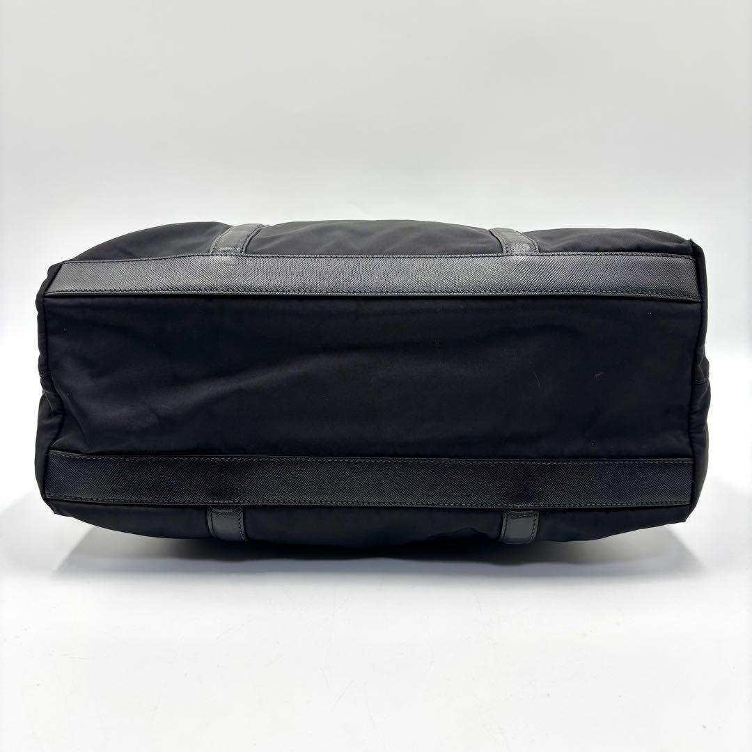 PRADA プラダ トートバッグ レザー ナイロン ブラック 黒