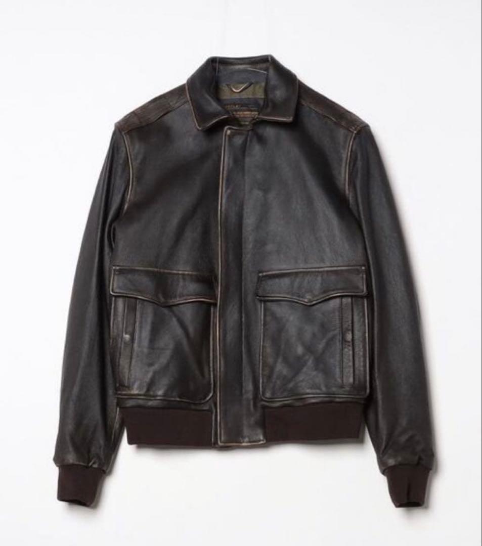 REPLAY ラムレザー　ボンバージャケット　ブルゾン