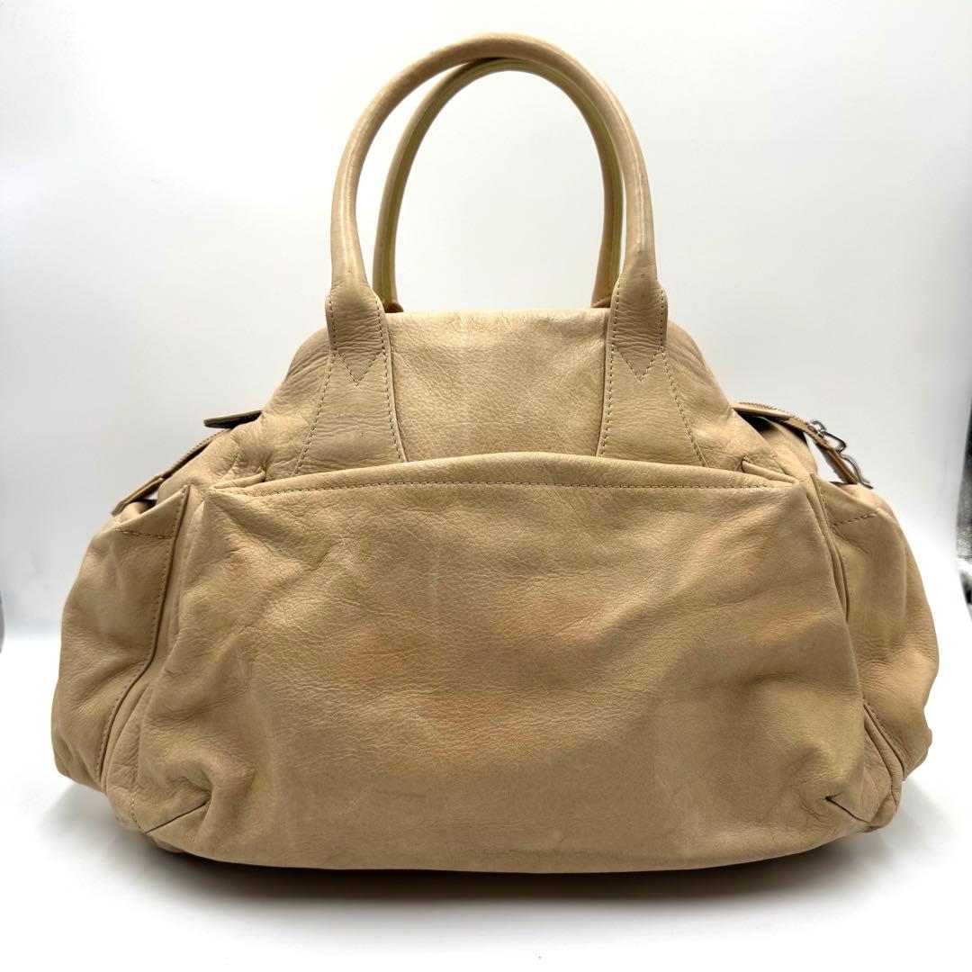 美品✨ ヴィヴィアンウエストウッド ボストンバッグ ヤスミン オーブ レザー 茶