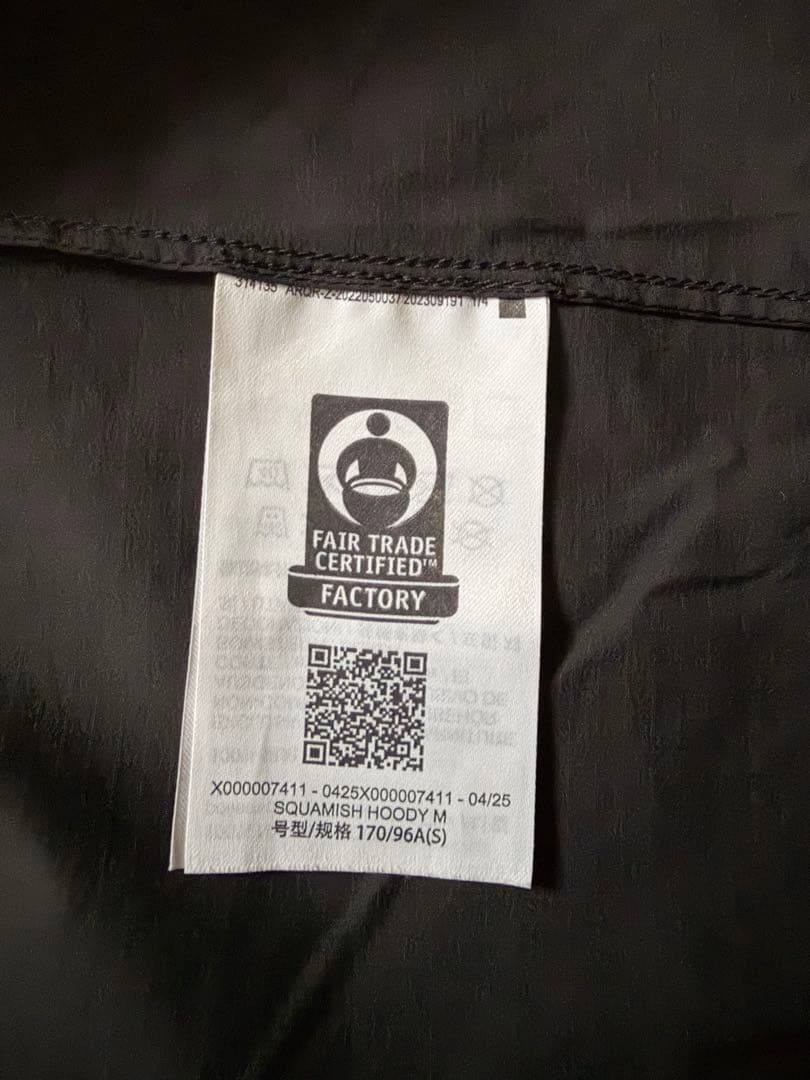 Arc’teryx マウンテンパーカー S ブラック 美品 正規品 フード付