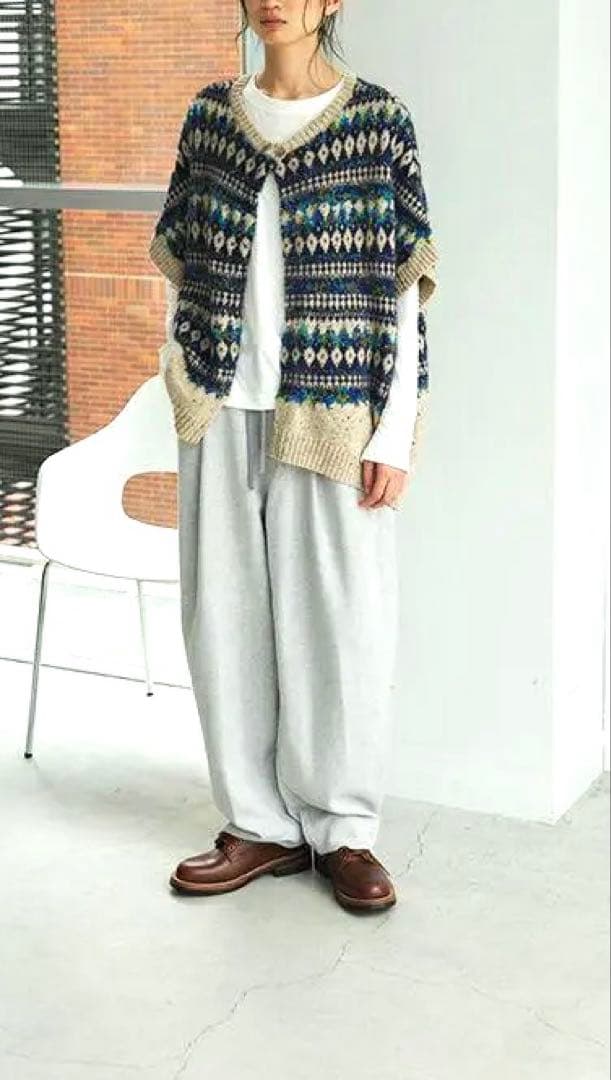 専用です！ Garance et VioLette ジャガード　ベスト