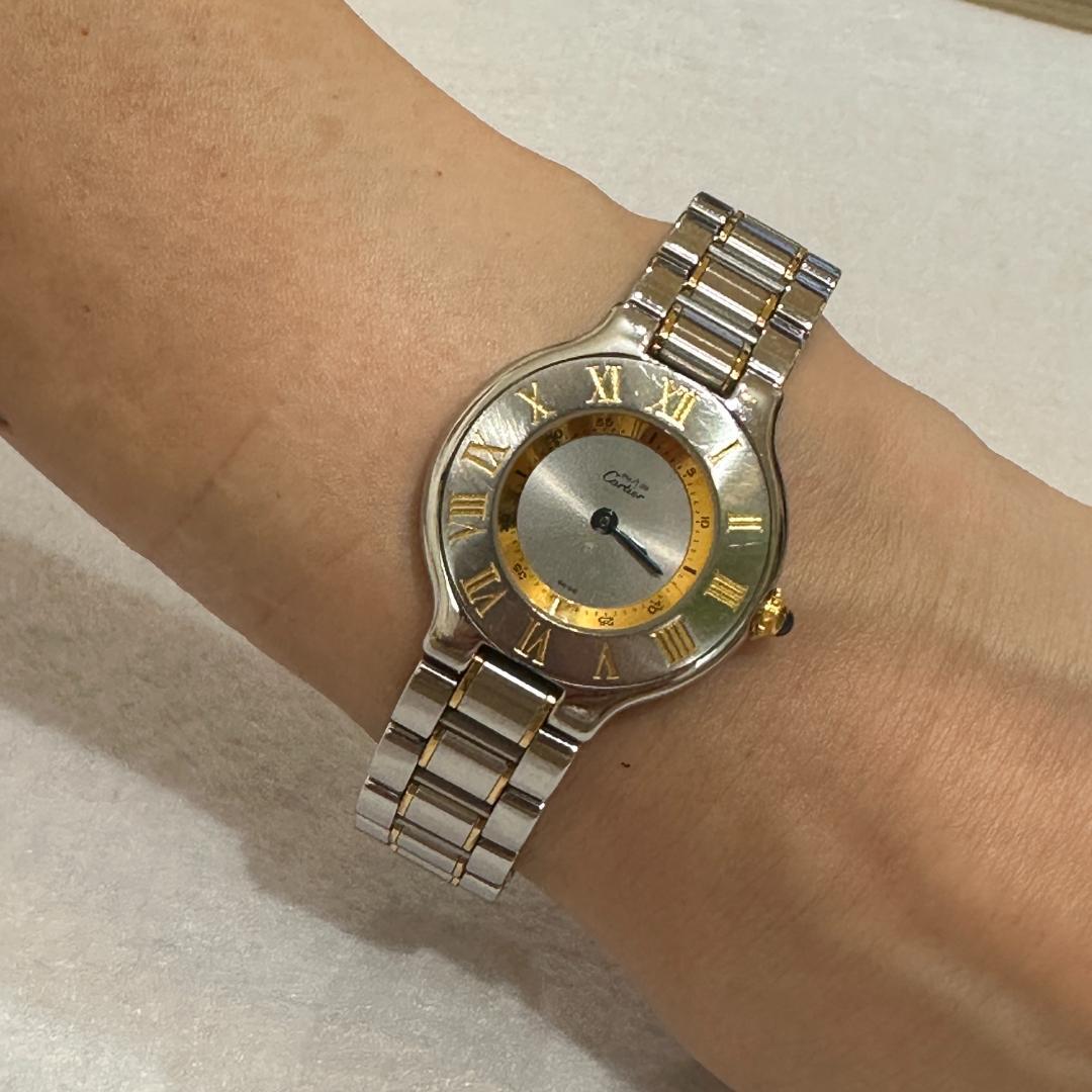 カルティエ マスト21 SMコンビ（SSxYG）クォーツ