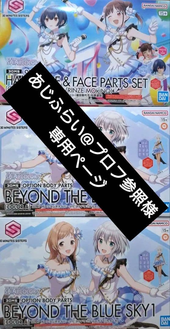 あじふらい@プロフ参照専用ページ　30MS 園田智代子/社野凜世