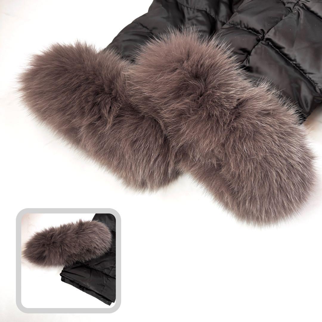 マックスマーラ The Cube ダウンコート リバーシブル 袖ファー 42