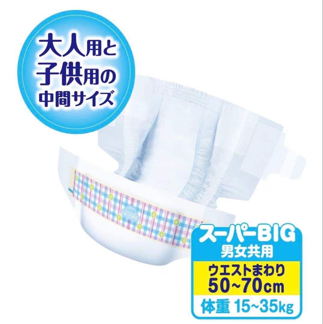 新品未使用 グーン スーパーBIG テープ止め 28枚×12P 15〜35kg