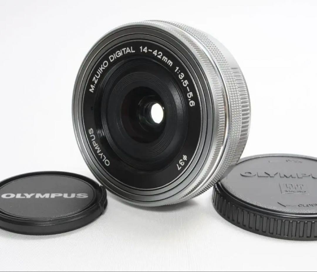 ❤️電動レンズ❤️OLYMPUS M.ZUIKO 14-42mm EZ シルバー