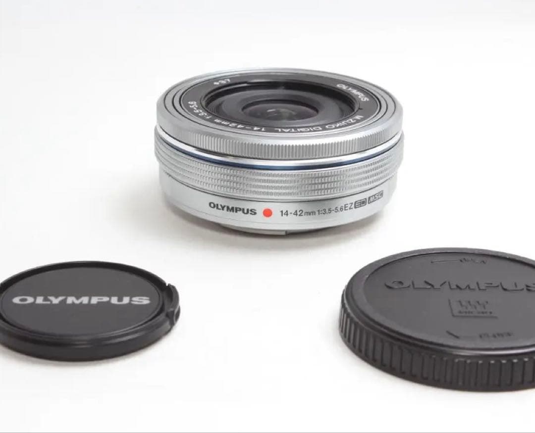 ❤️電動レンズ❤️OLYMPUS M.ZUIKO 14-42mm EZ シルバー