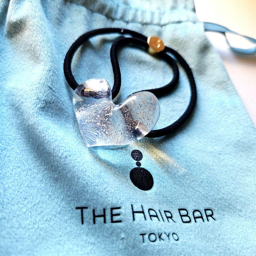 新品 完売色 THE HAIR BAR ハートポニー クリア
