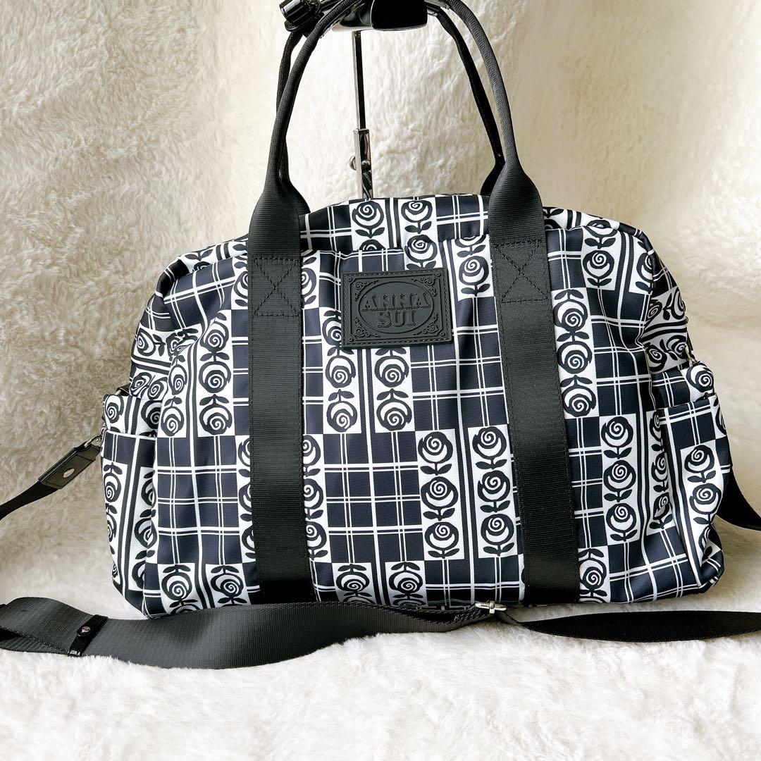 ANNASUI ジャーニー 2way ボストンバッグ　A4サイズ収納可　希少
