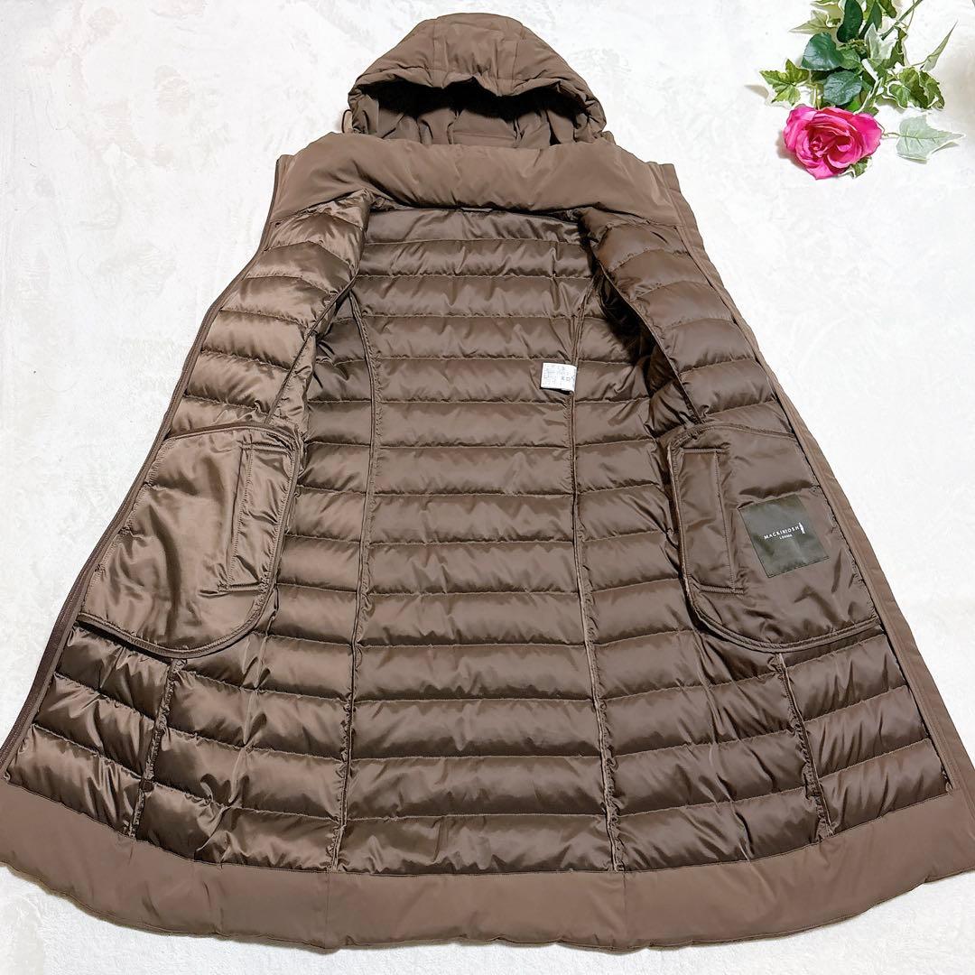 未使用✨　マッキントッシュ　ロンドン　ダウンコート　38 ブラウン　レディース
