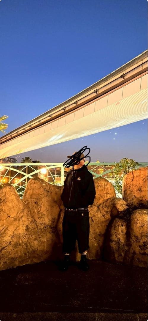 yardsale フード付きナイロンジャケット Lサイズ