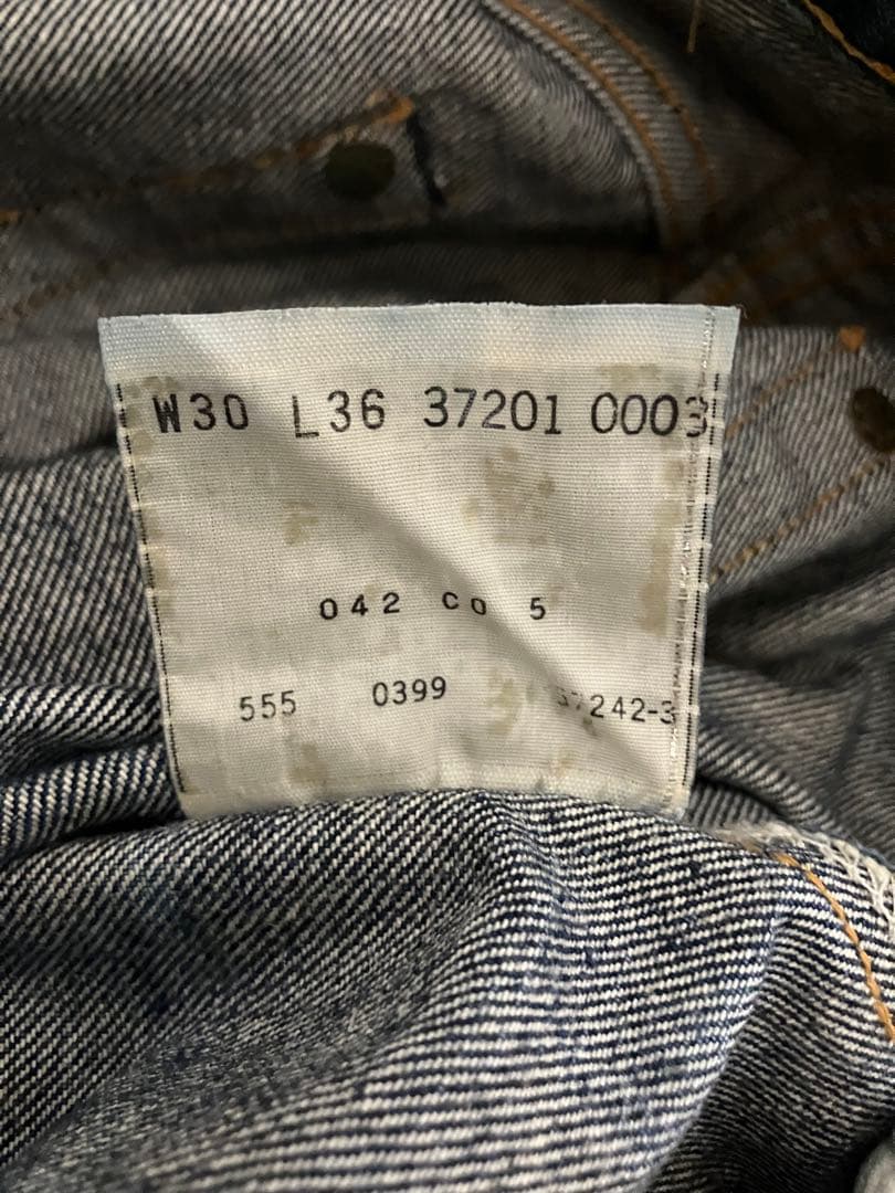 Levi's LVC 501XXc 復刻 W30