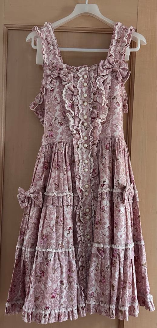 morphose Antique rose ティアードジャンパースカート