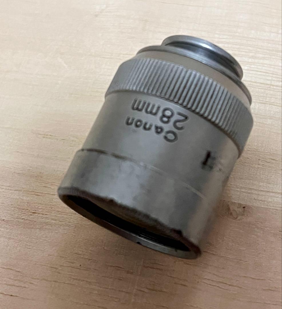 Canon Serenar 28mm レンズ　外付けファインダー付き