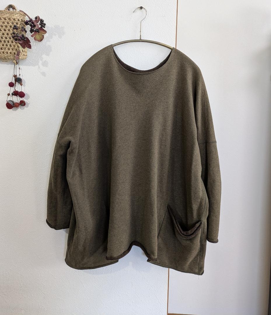 ヒムカシ（現サリゲナク）☆完全リバーシブル綿毛ダブル☆暖かなワイドPO☆手洗い可