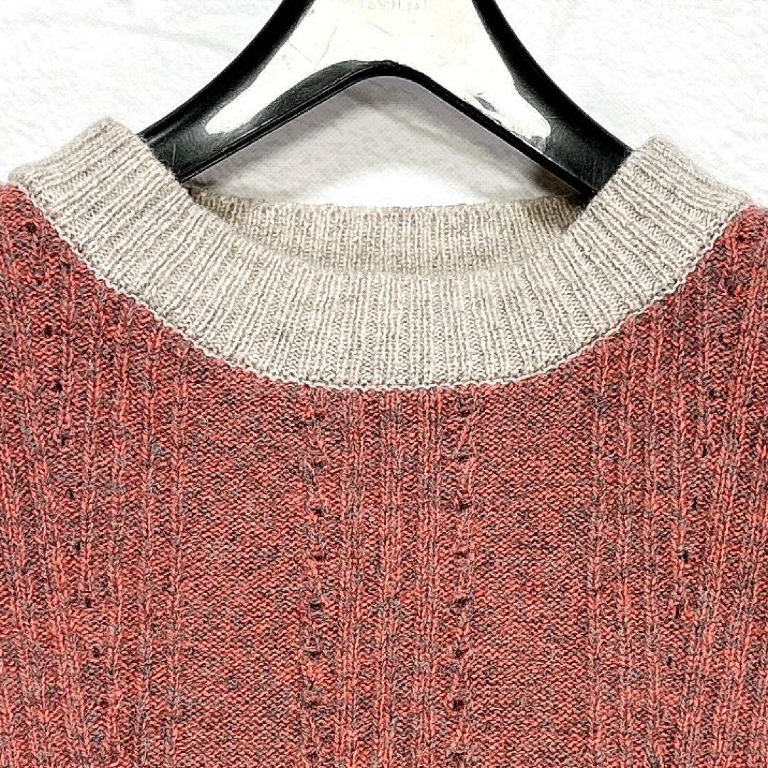 ✨美品✨キューブキューブ　センソユニコ　ニット　チュニック　刺繍　アシンメトリー