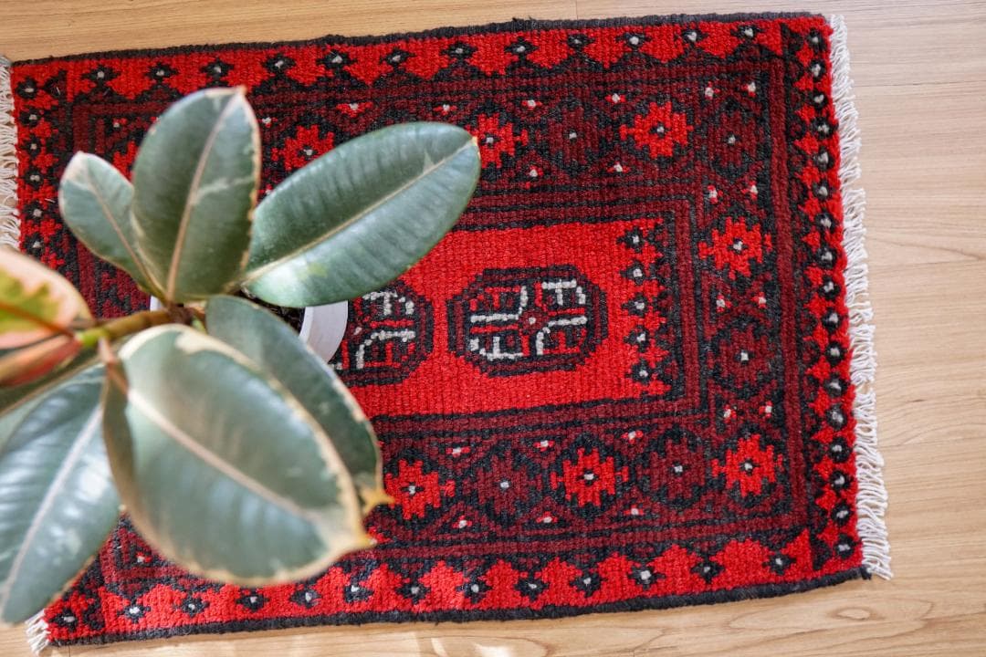 Chocotoypuトルクメン 手織り絨毯 トライバルラグ