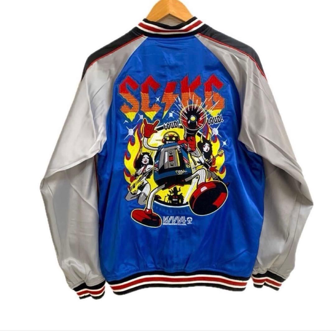 新品未使用 キン肉マン スカジャンMサイズ リバーシブル ステカセキング