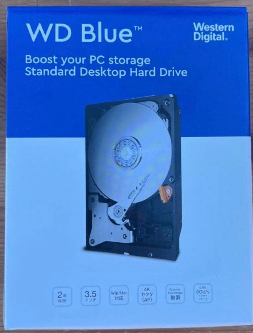 2千円値下げWD Blue 8TB WD80EAAZ 内蔵HDD 新品未開封