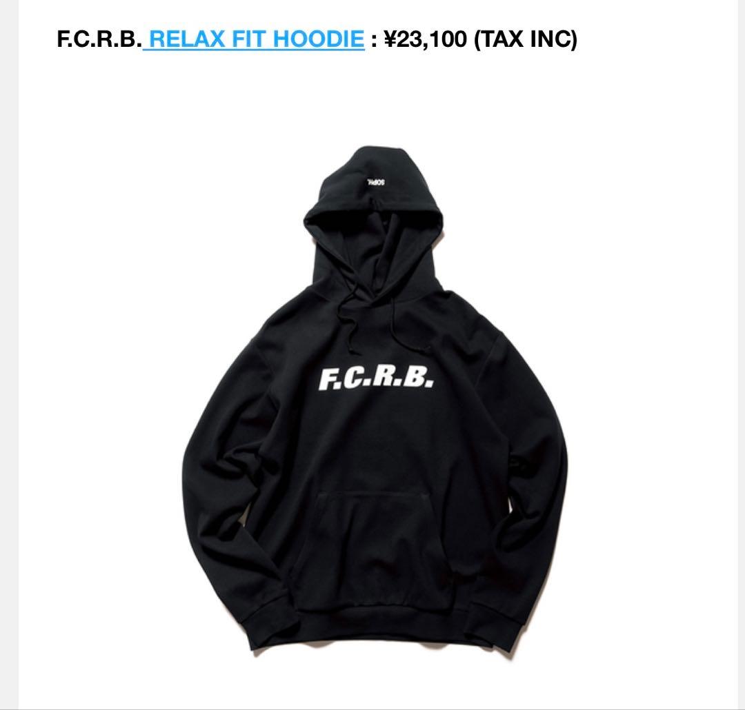 F.C.R.B パーカー　ブラック　Lサイズ
