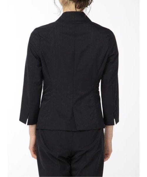 TAKA-Q(タカキュー) スーツパンツセット 7分袖ジャケット＋パンツ 紺