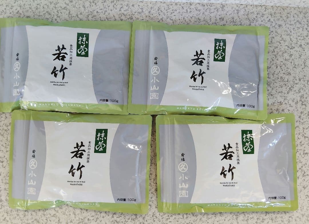 宇治 丸久小山園 抹茶 若竹100g袋 【4袋セット】