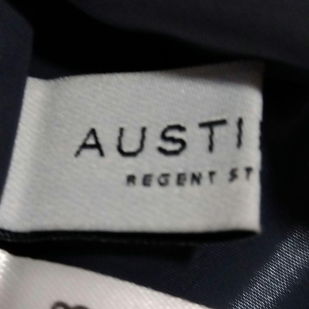 未使用品　オースチンリード　切り替えワンピース　ウール　38　ベルト付き