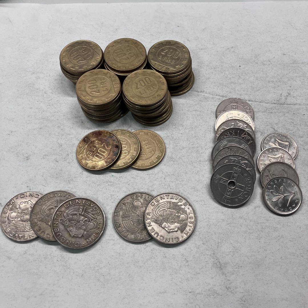 カナダ　25セント　トナカイ　500枚　ビーバー　5セント　97枚　他まとめ売り