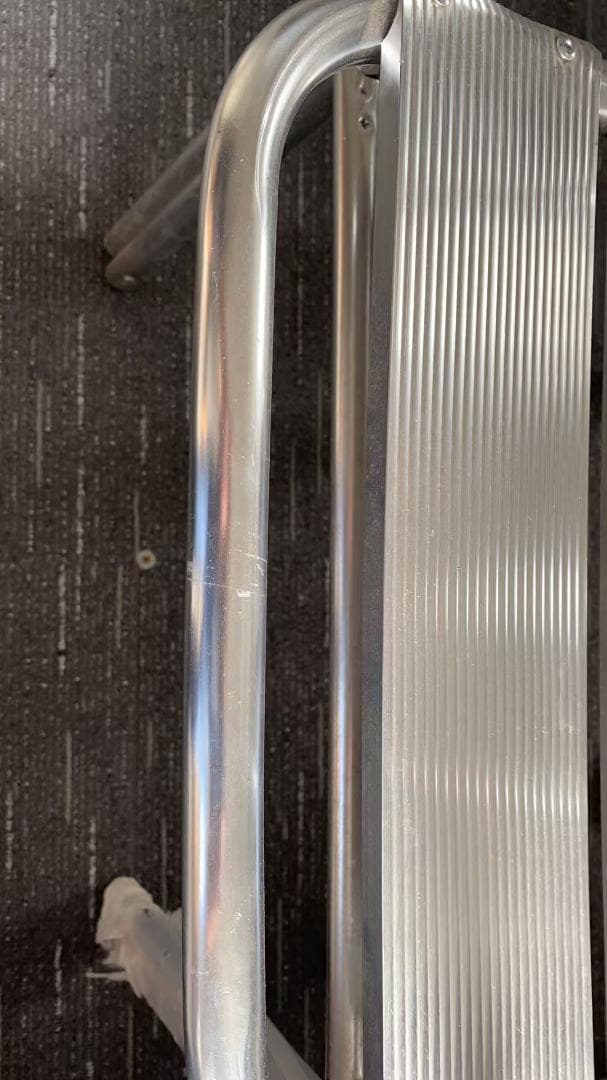 アルミ製アーチ型椅子 訳あり品　写真をご確認 SF27-01-07