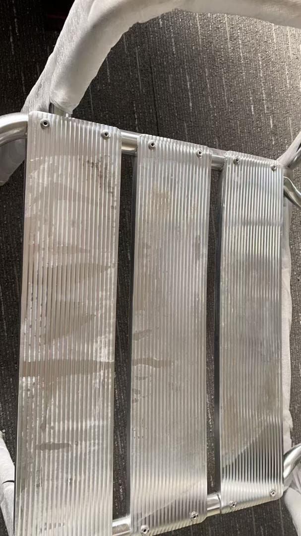 アルミ製アーチ型椅子 訳あり品　写真をご確認 SF27-01-07