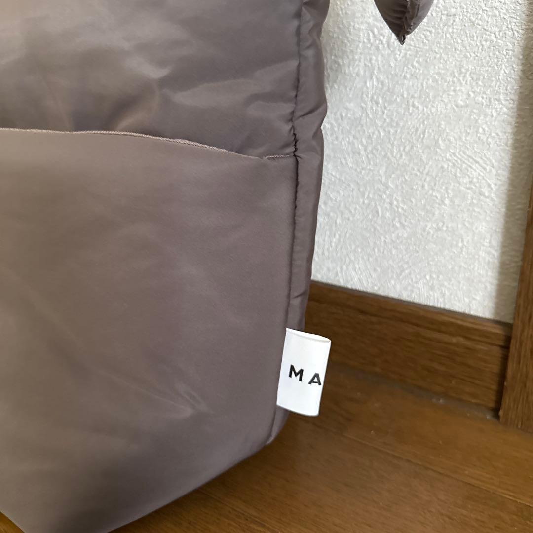 nnn！MAMU Malti puffer bag グレー