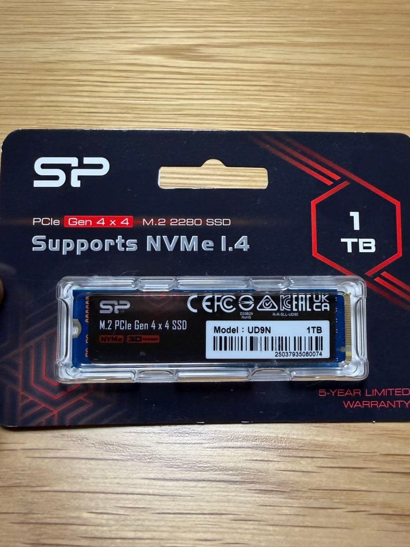 リック　シリコンパワー SSD 1TB M.2 22