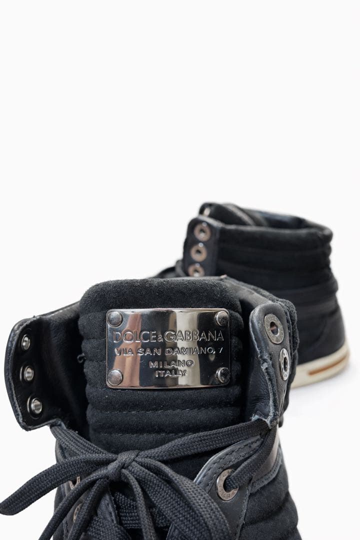 Dolce & Gabbana ブラック ハイカットスニーカー