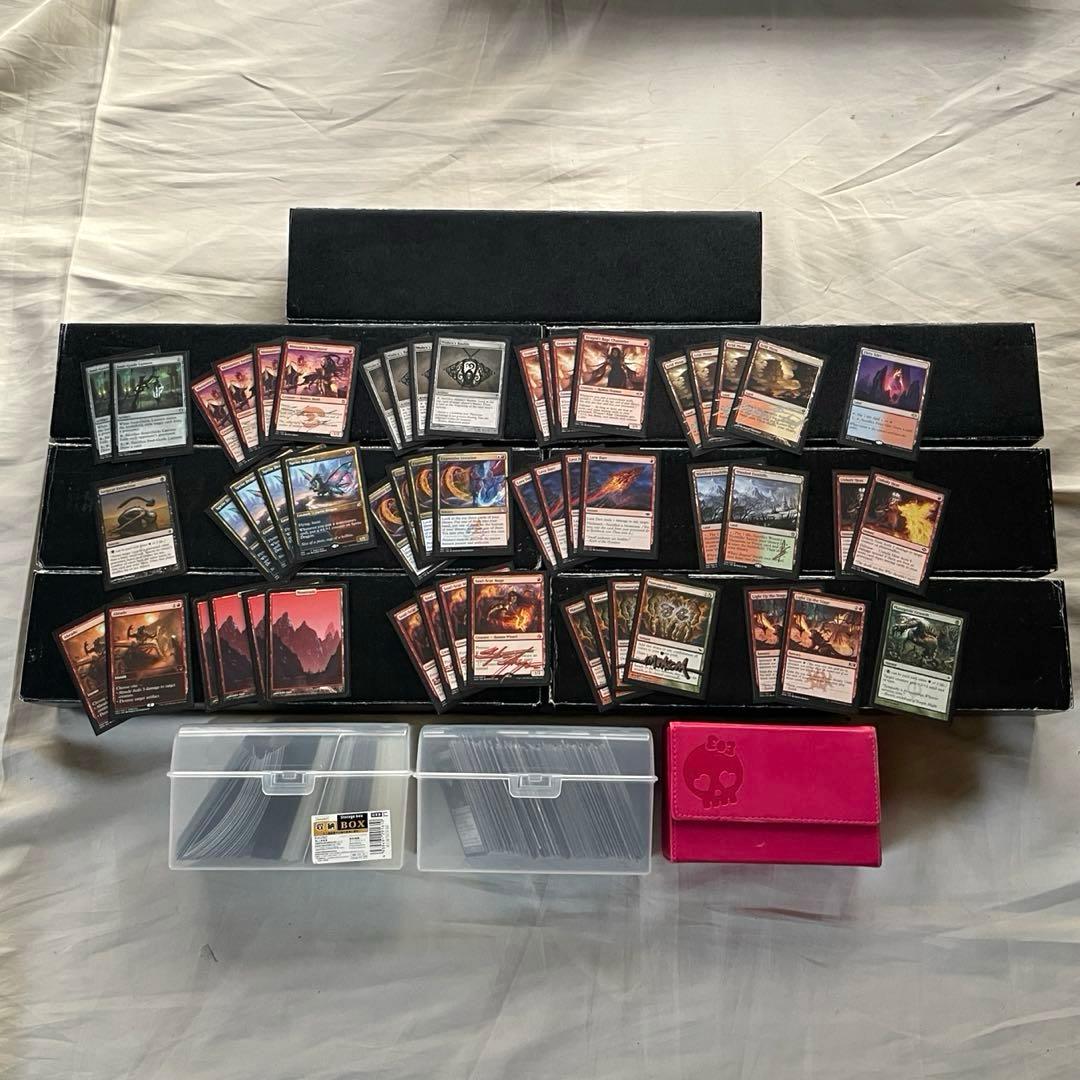 MTG 引退 モダンUR果敢 パウパー黒単信心 希少 サインド 優良カード 大量