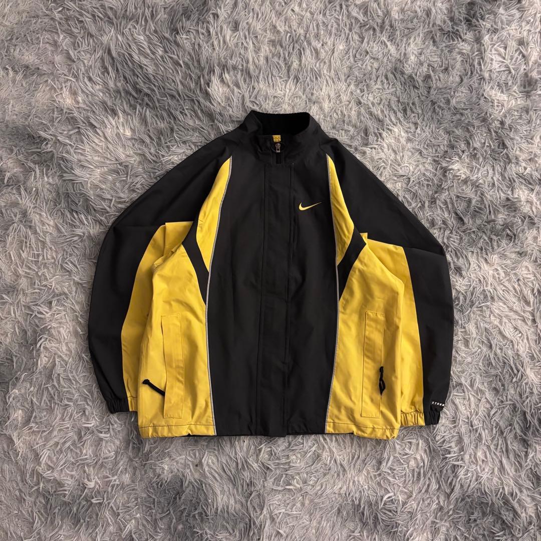 n*i様 90s NIKE イエロー　ナイロンジャケット　oldnike 短丈