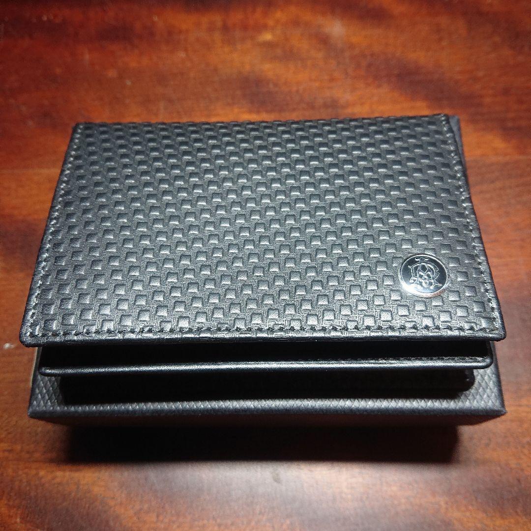 ダンヒル MICRO D-EIGHT レザーメッシュ 名刺入れ