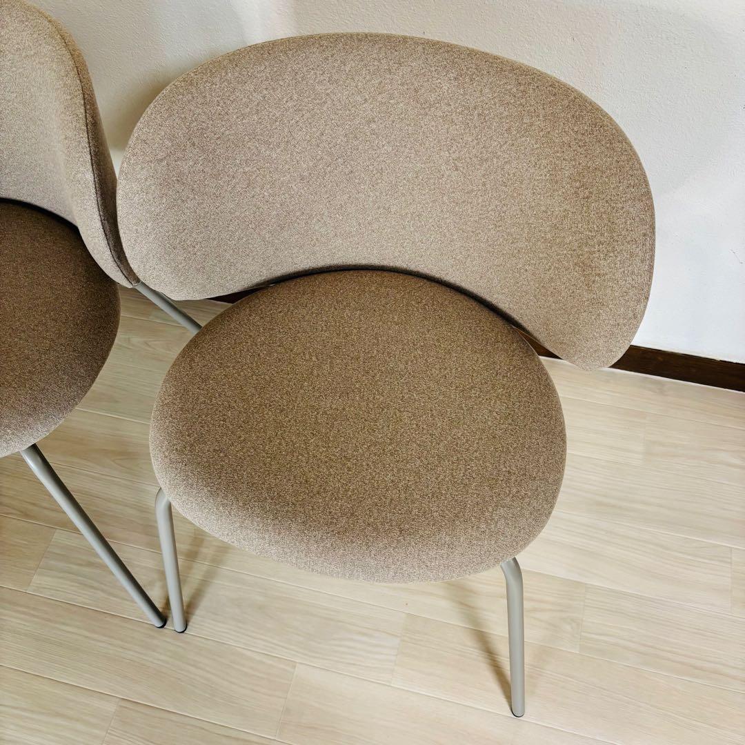 【希少品】IKEA KRYLBO クリルボー チェア・ダークベージュ2脚セット