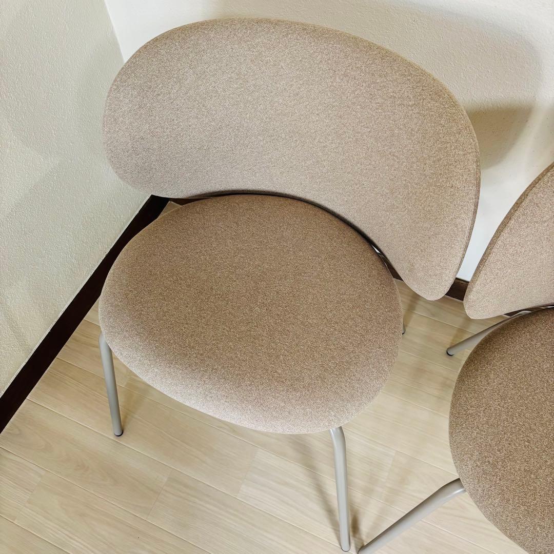 【希少品】IKEA KRYLBO クリルボー チェア・ダークベージュ2脚セット