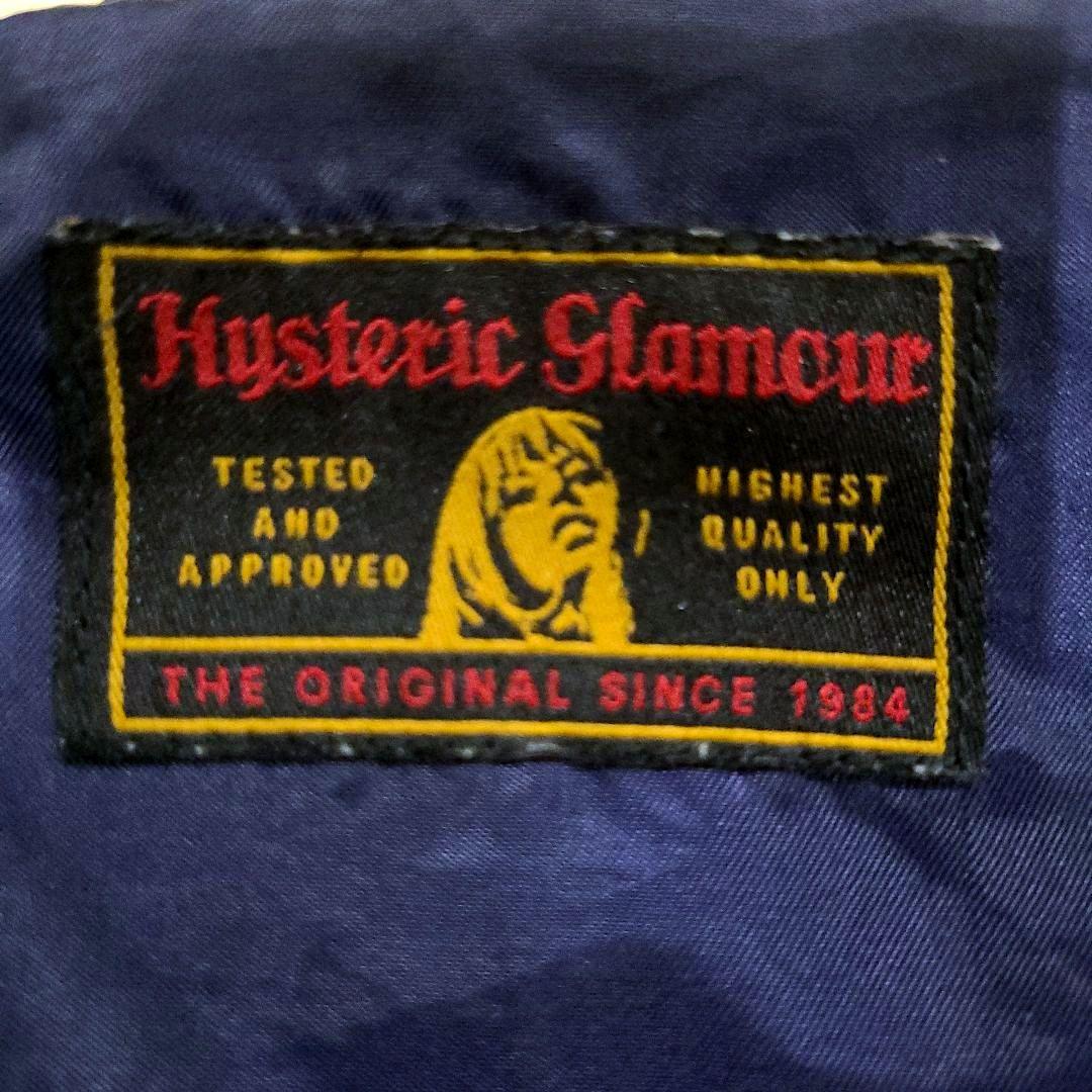 HYSTERIC GLAMOUR ネイビー スカジャン