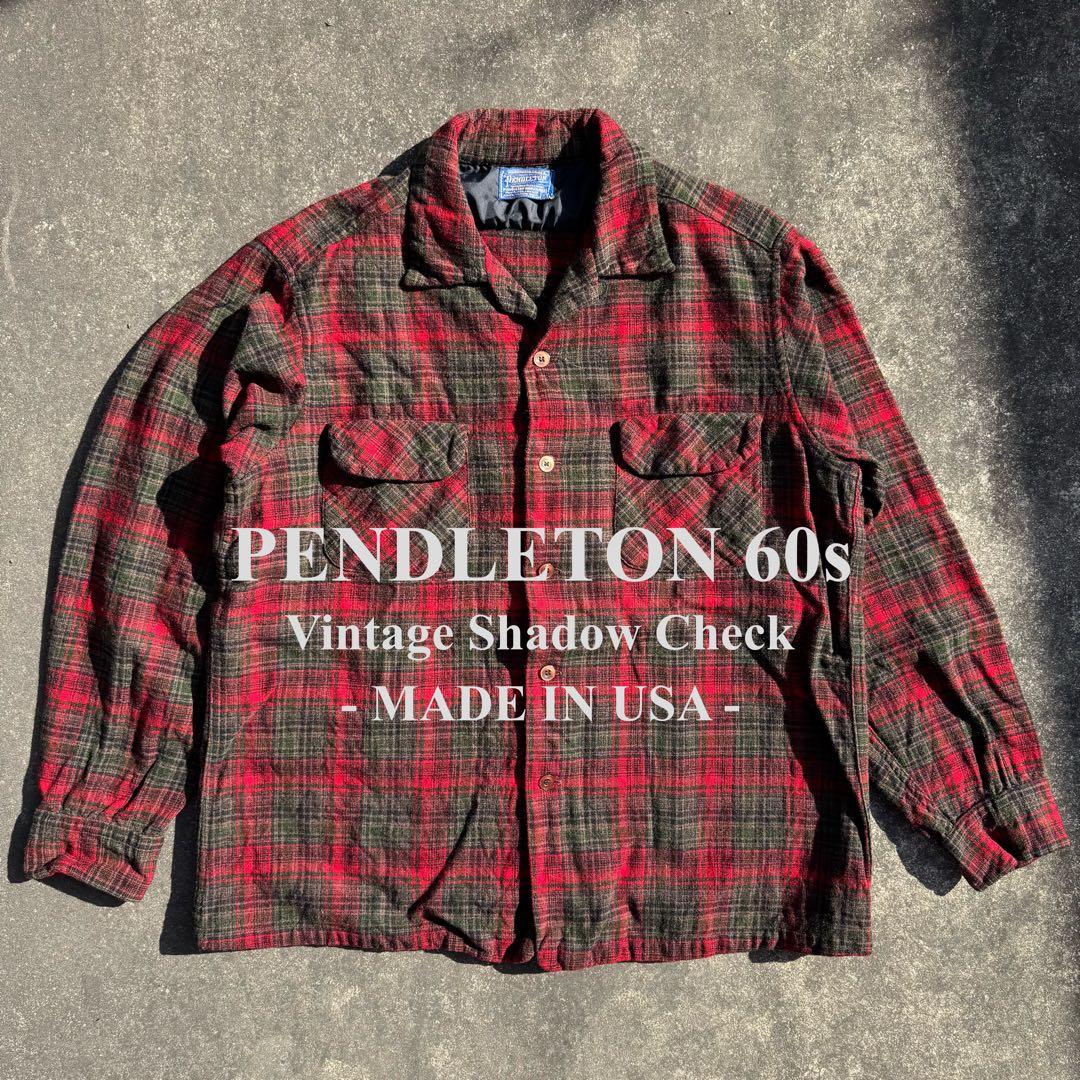 はち PENDLETON 60s シャドーチェックボードシャツ キムタク