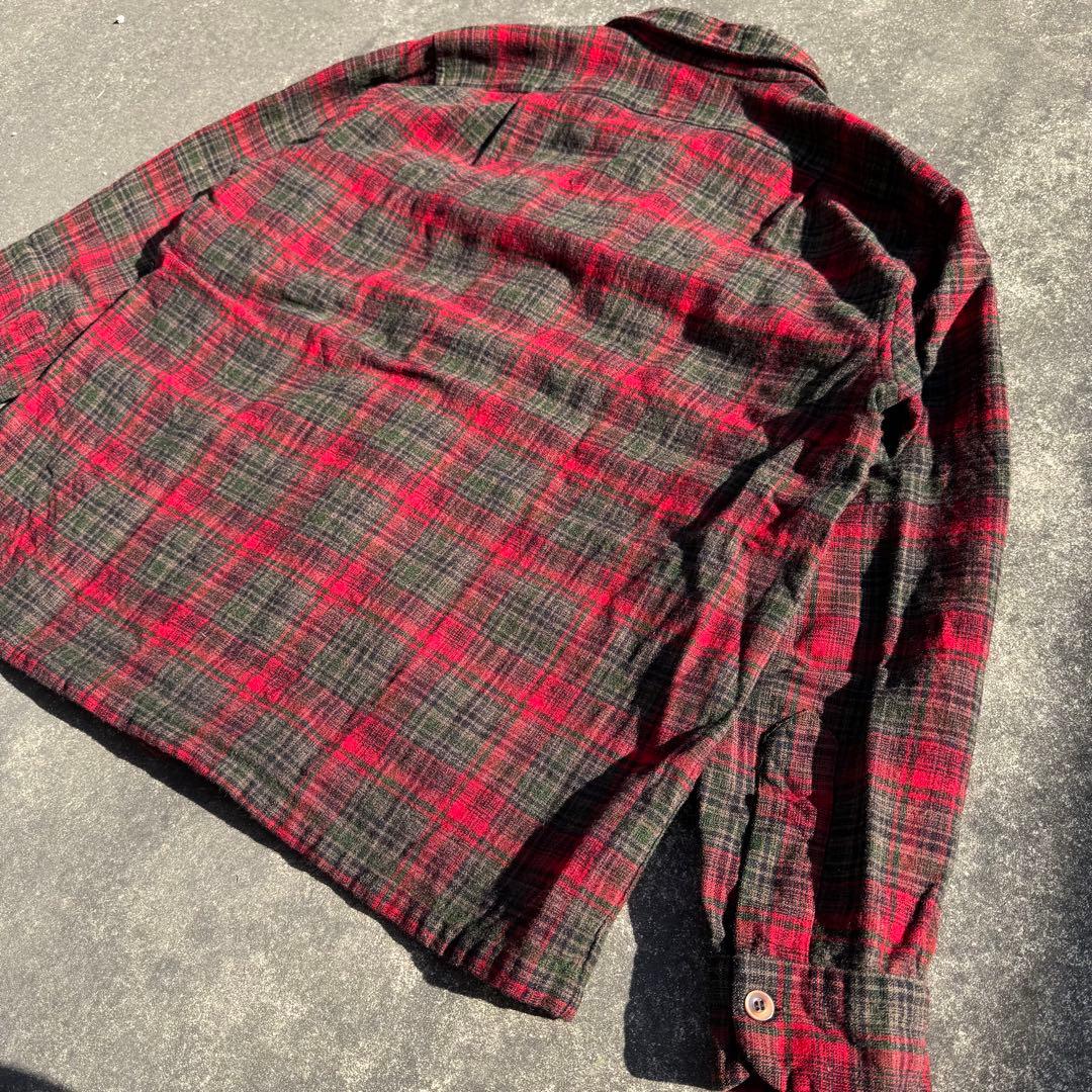 はち PENDLETON 60s シャドーチェックボードシャツ キムタク