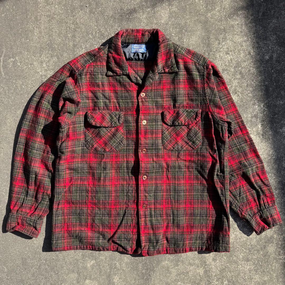 はち PENDLETON 60s シャドーチェックボードシャツ キムタク
