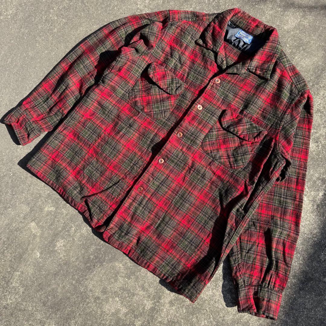はち PENDLETON 60s シャドーチェックボードシャツ キムタク