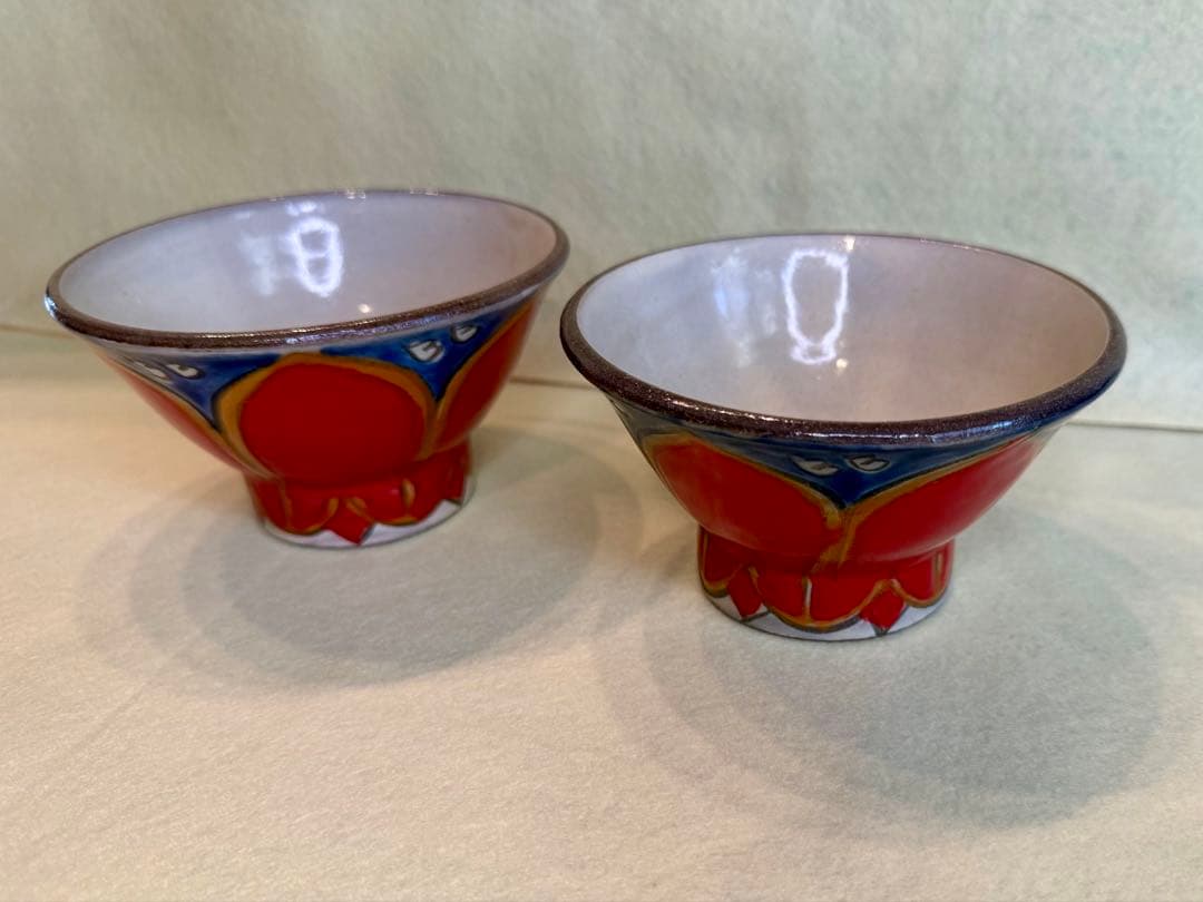 ま*り様 新品・未使用 花笠マカイ 幸陶器 ４寸２個セット