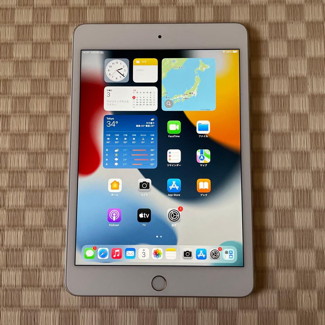中古品 Apple iPad mini 第5世代 Wi-Fi 64GB シルバー