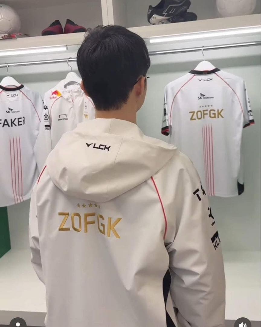 T1 UNIFORM WORLDS CHAMPIONS ZOFGK Lサイズ