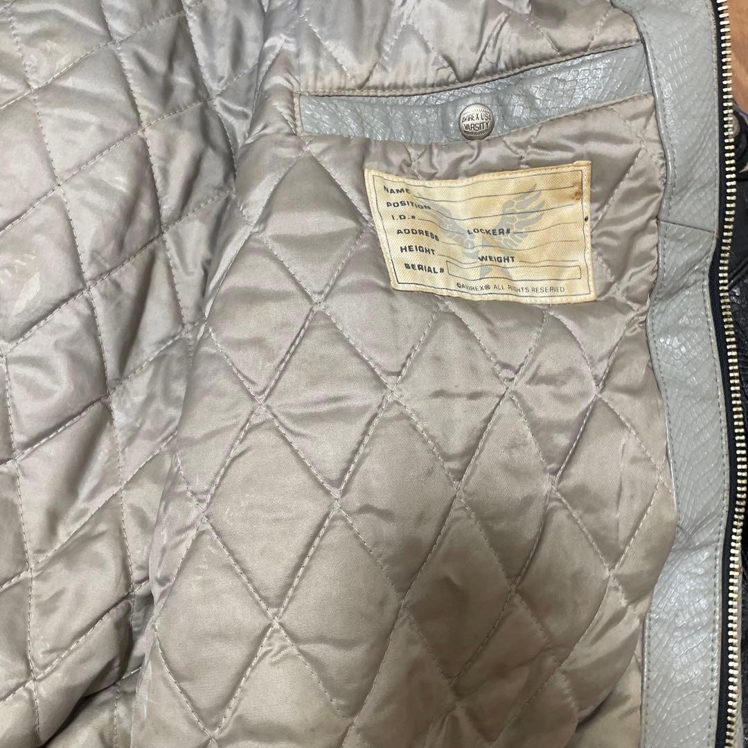 AVIREX Snacksの本革レザージャケット