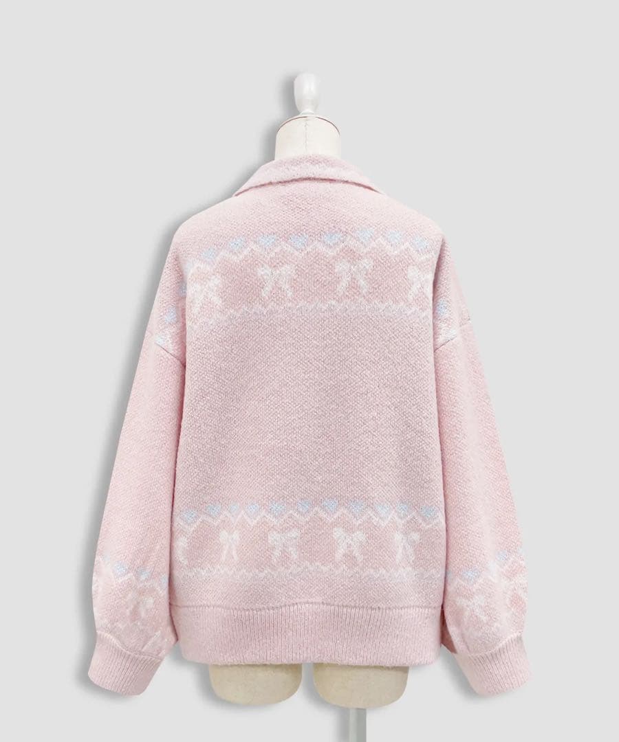 Honey Cinnamon ハニーシナモン フルジップうさぎカウチンニット